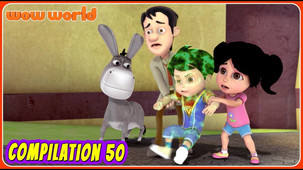 Cartoon Videos For Kids | Vir: The Robot Boy | English Cartoons | Compilation 50 | Wow World