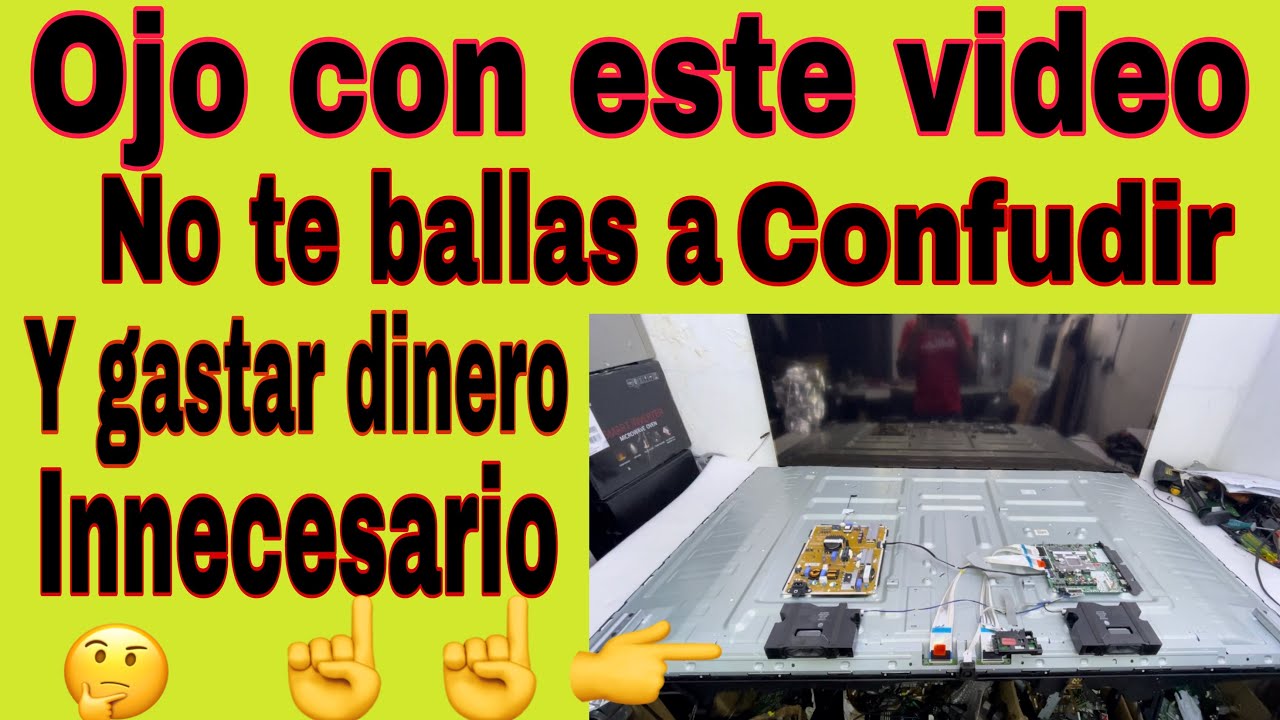 Repando TV que no enciende ni la luz de stand-by OJO con este video no vallan a confundirse  🙄😱🤔