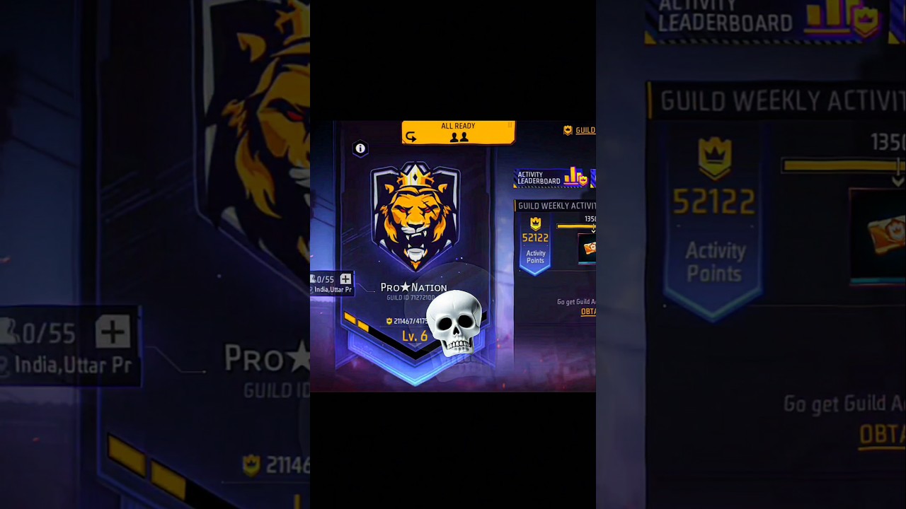 FINALLY JOIN BIG YOUTUBER GUILD PRO NESHAN 😱😱||WAIT FOR END 😈😈|| ##freefire #shorts #trending