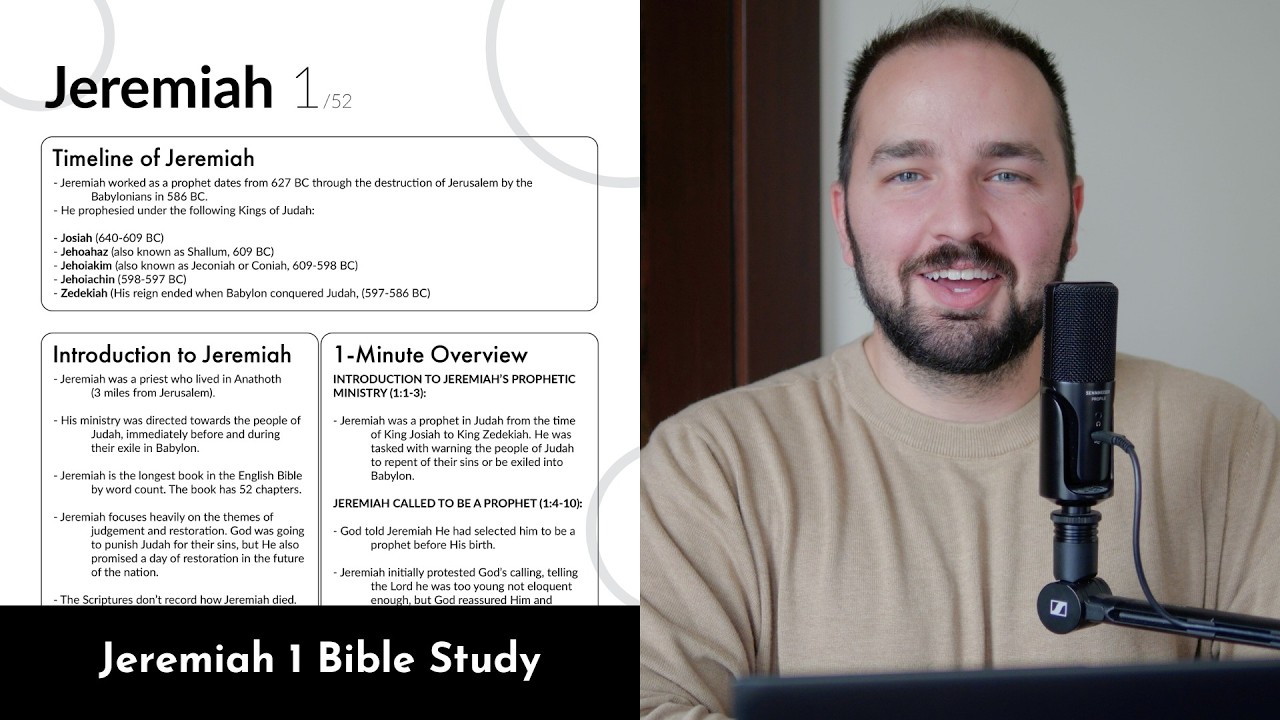 Jeremiah 1 - Bible Study, Explanation, and Application