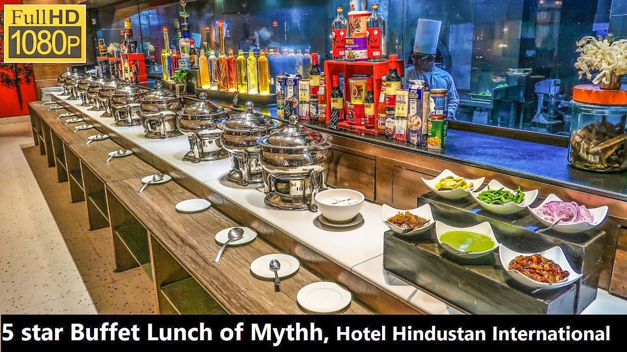 5 star Buffet Lunch at Mythh of Hotel Hindustan International Kolkata