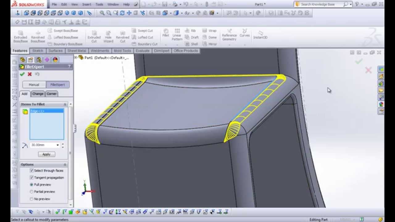 solidworks sandalye modelleme