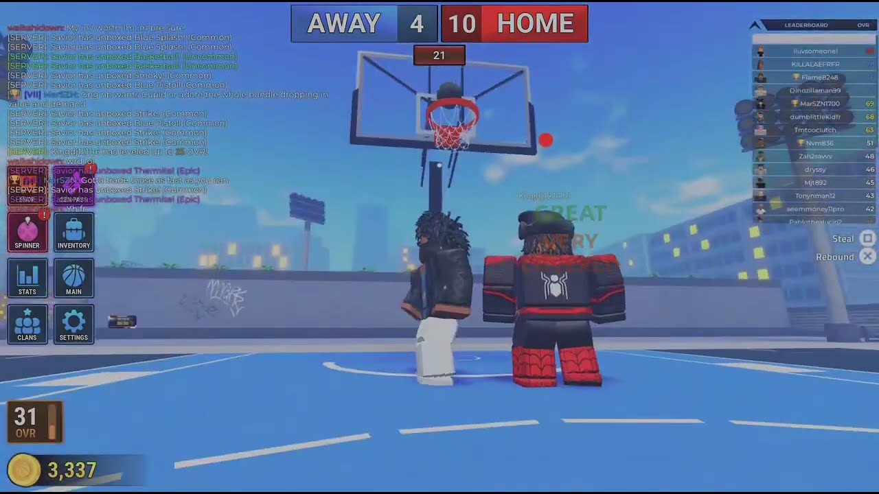 Basketball legend JS a quick game
