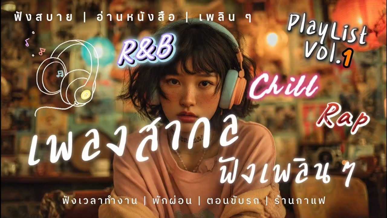 [Playlist] รวมเพลงสากลฟังเพลินๆ ทำงาน พักผ่อน 😎 l Chill Rap R&B l Vol.1