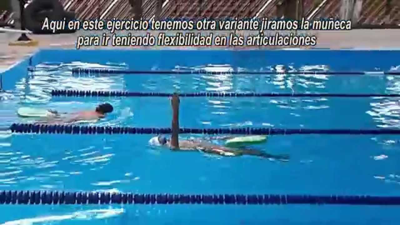 Clases de Natación ejercicios de dorso tecnicas