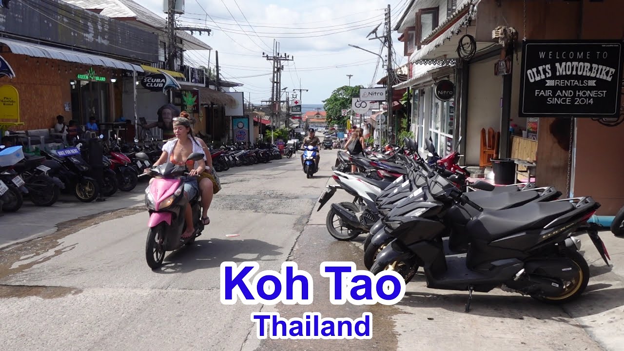 ASMR Walking Koh Tao Thailand.