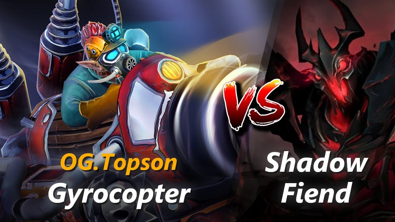 How to Gyrocopter mid vs Shadow Fiend (feat. Topson) | First 10 minutes