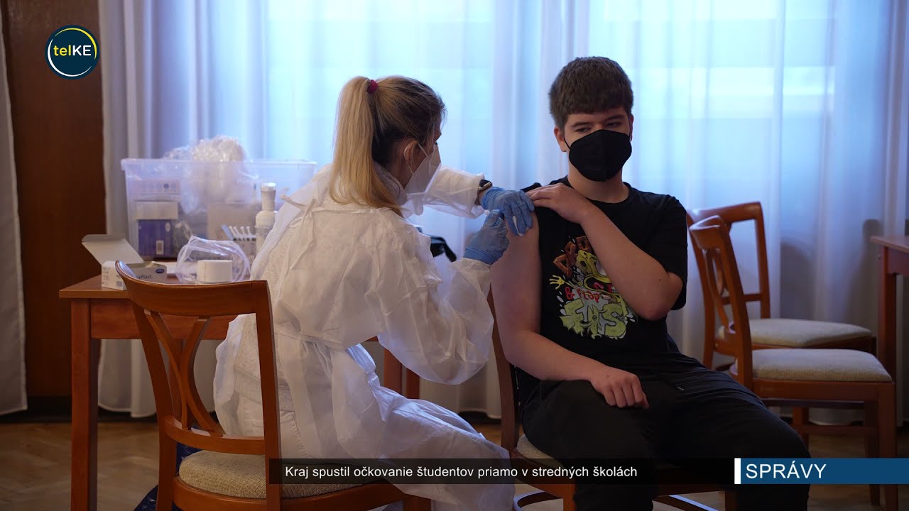 Kraj spustil očkovanie študentov priamo v stredných školách