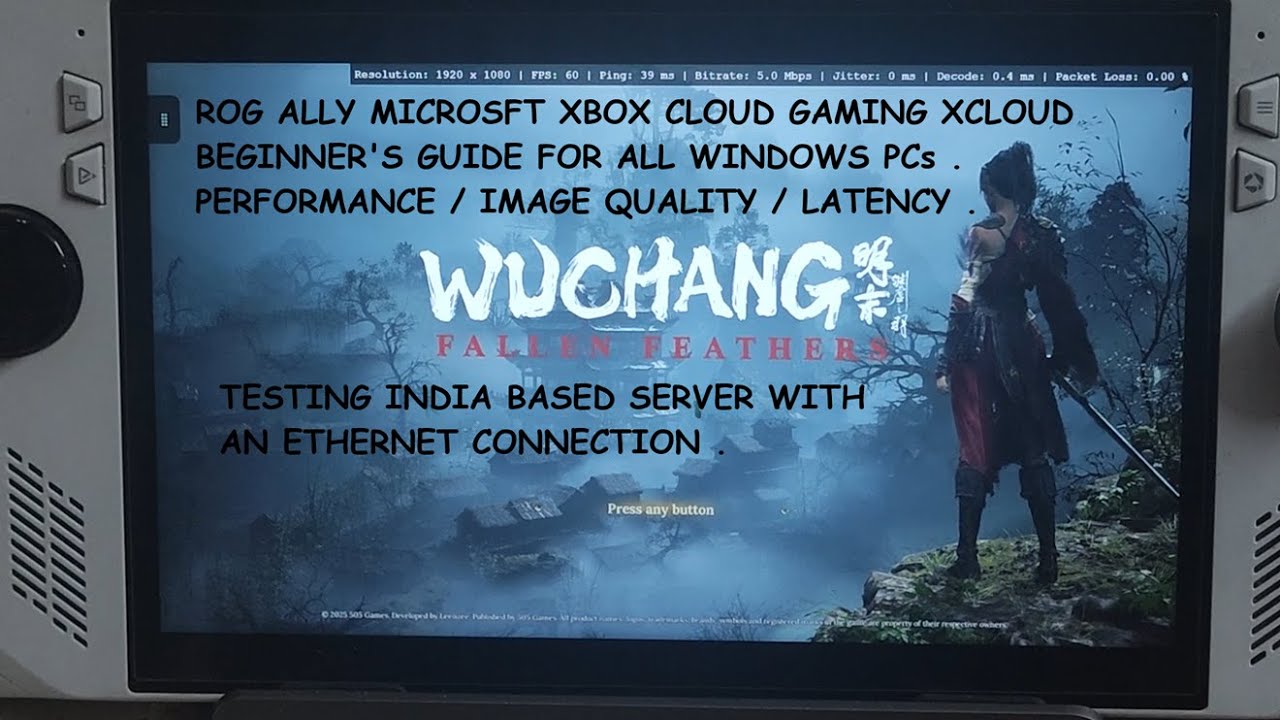 Настройка Microsoft Xbox Cloud Gaming xCloud для всех ПК с Windows | Rog Ally Производительность/...