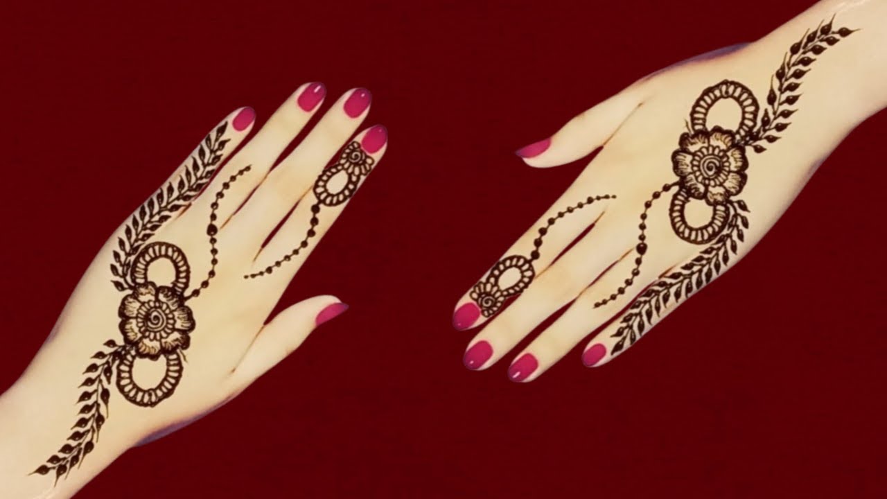 yFloral Back Hand Design|| #latestmehndidesigns #newmahendidesign #henna