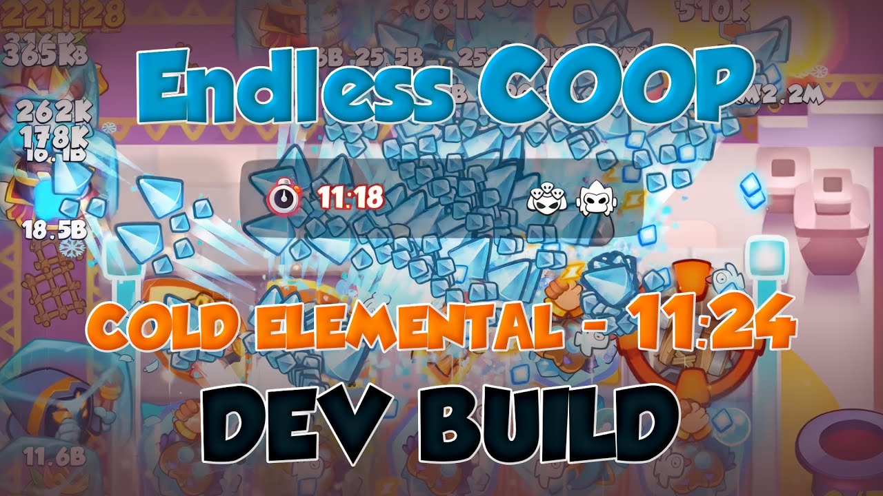 New ENDLESS COOP Gameplay - COLD ELEMENTAL 11:24 mins | DEV BUILD Rush Royale