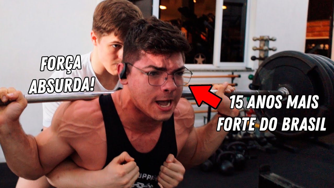 LEG DAY INSANO COM O NATURAL DE 15 ANOS MAIS FORTE DO BRASIL!