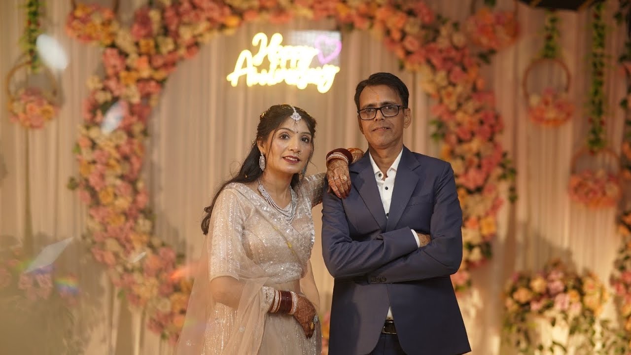 25th anniversary Celebration 🎉.   #25thAnniversary#SilverJubilee#AnniversarySpecial#ParentsLove