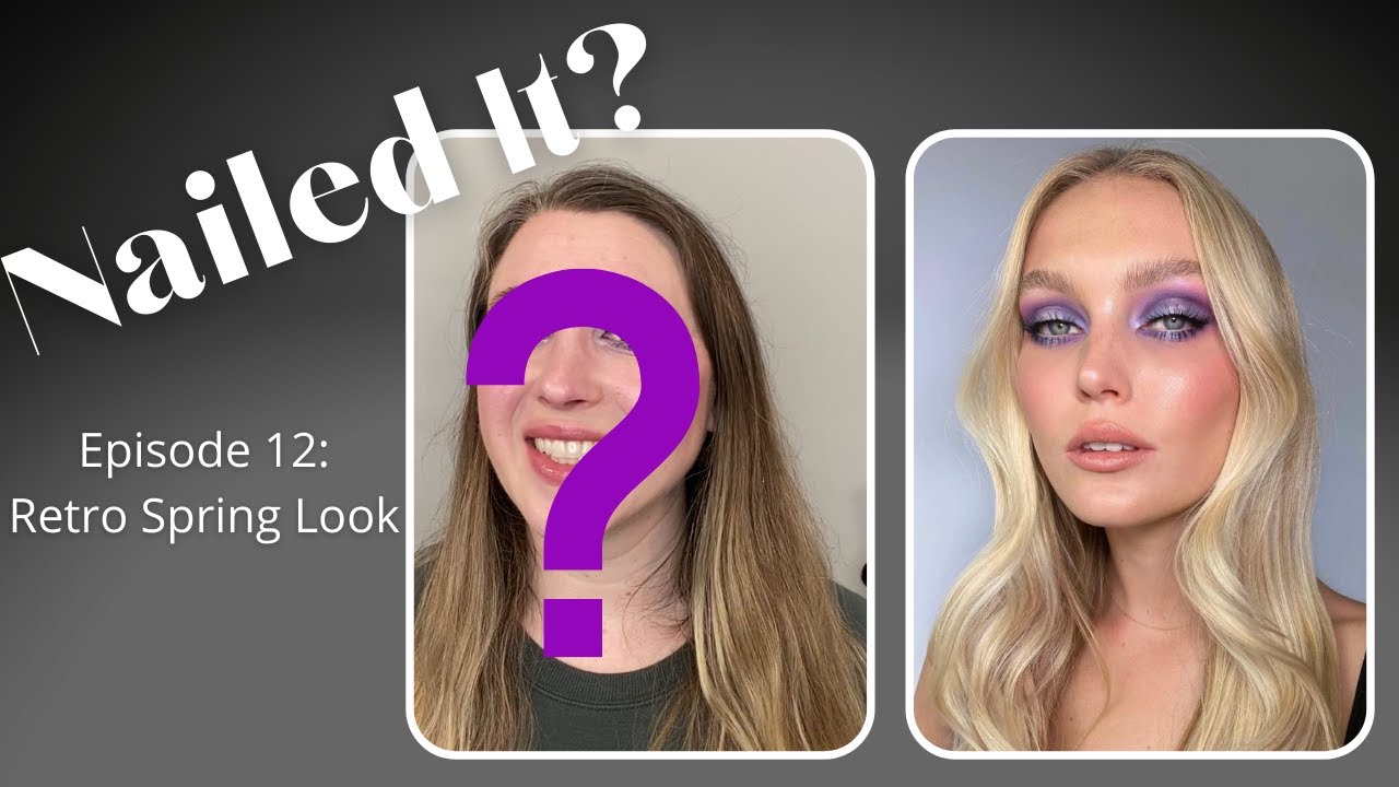 A Retro Spring Look Inspired by Nikki_Makeup's Lavender 70's Look | Nailed It? Ep. 12