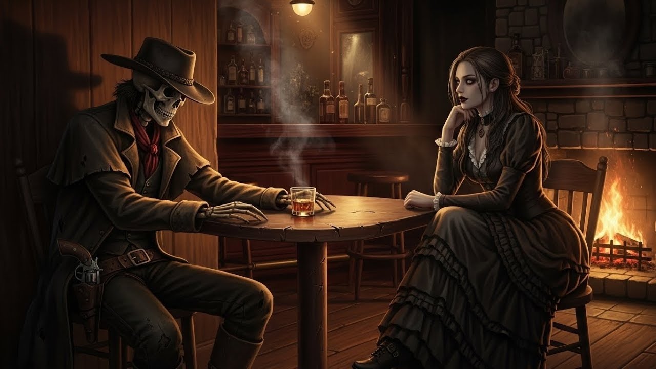 Dark Country Minor Western Ballad with Cinematic Americana and Broken Heart Mood