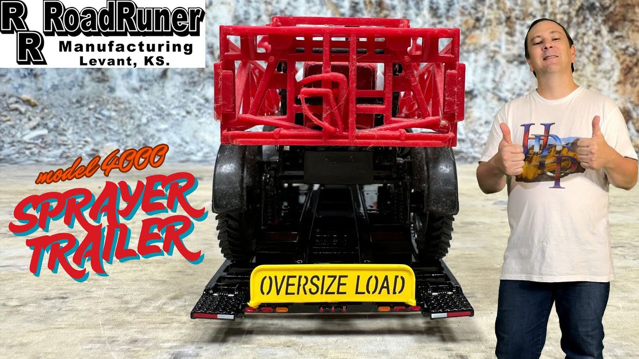 The RoadRuner 4000 Sprayer Trailer: Kansas Manufacturing Excellence + Epic 1:64 Scale Model Review!