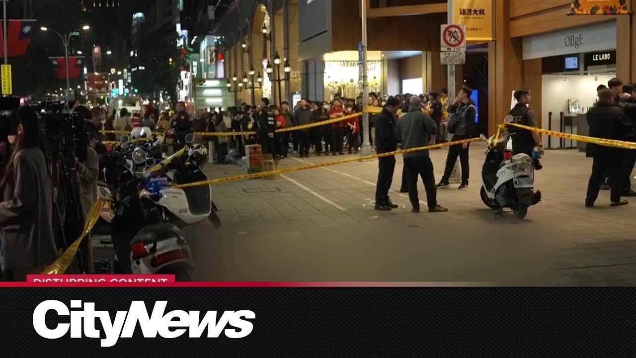 3 killed in Taiwan knife attack