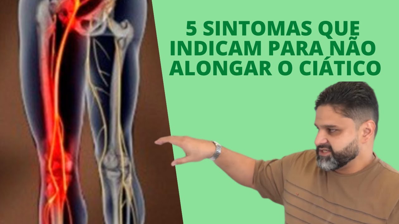 5️⃣ Sinais para nunca alongar o ciático
