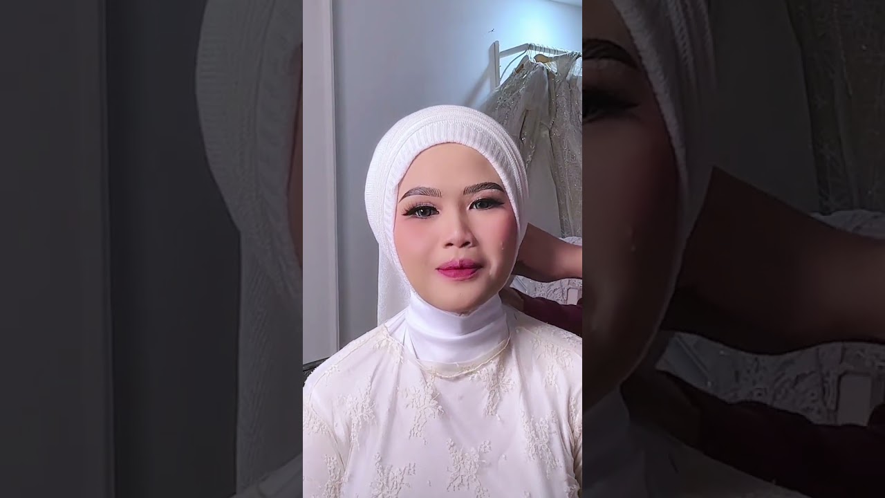 Sedikit tutorial pemasangan hijab pengantin☺️    #makeupartist  #matalentera #kejar4000tayang  