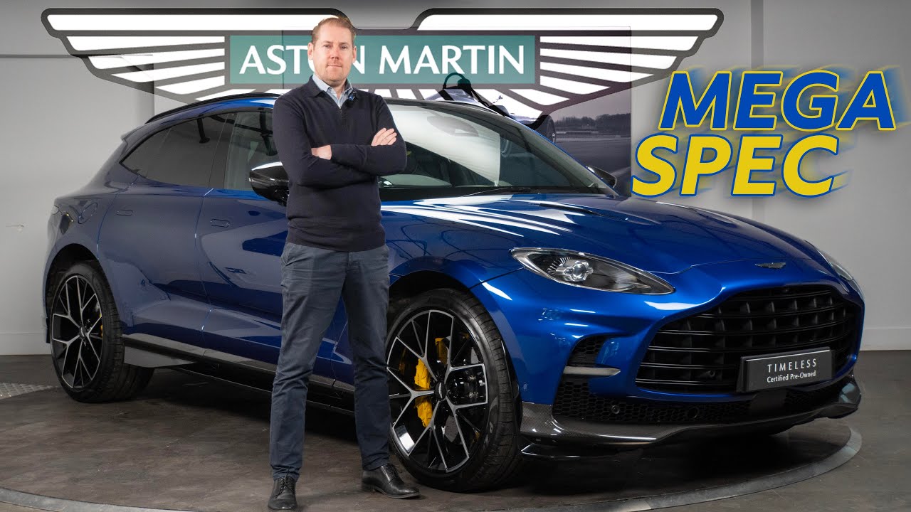 МНОЖЕСТВО ВАРИАНТОВ — Aston Marin DBX 707 в цвете Ion Blue — прогулка с Майком