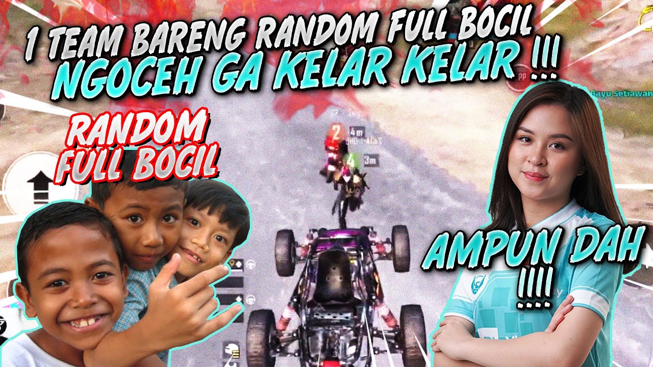 KOCAK !!! 1 TEAM BARENG RANDOM FULL BOCIL BIKIN TELINGA MAU PECAH !!! BABYLA PUBG MOBILE