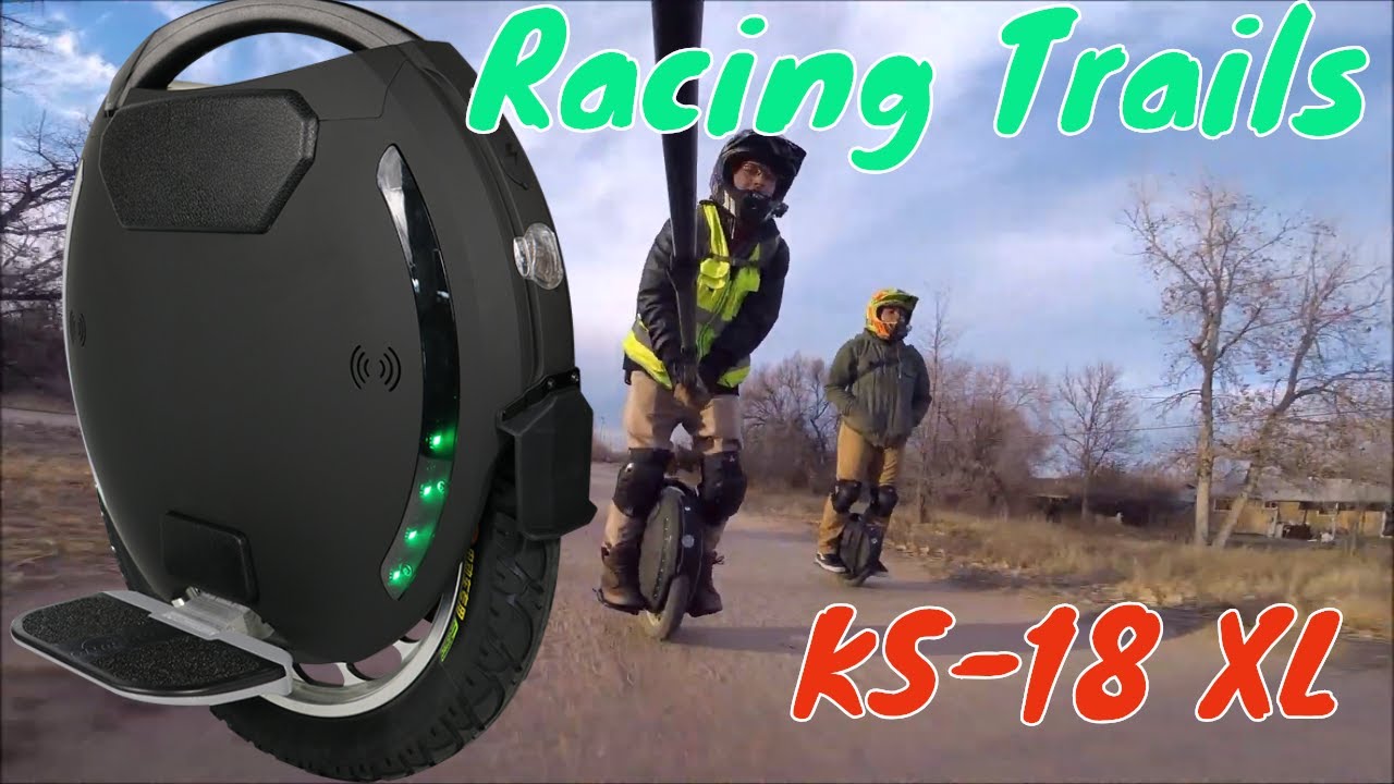 Kingsong 18XL Off- Road Tearing Up Trails (Fast Electric Unicycle)