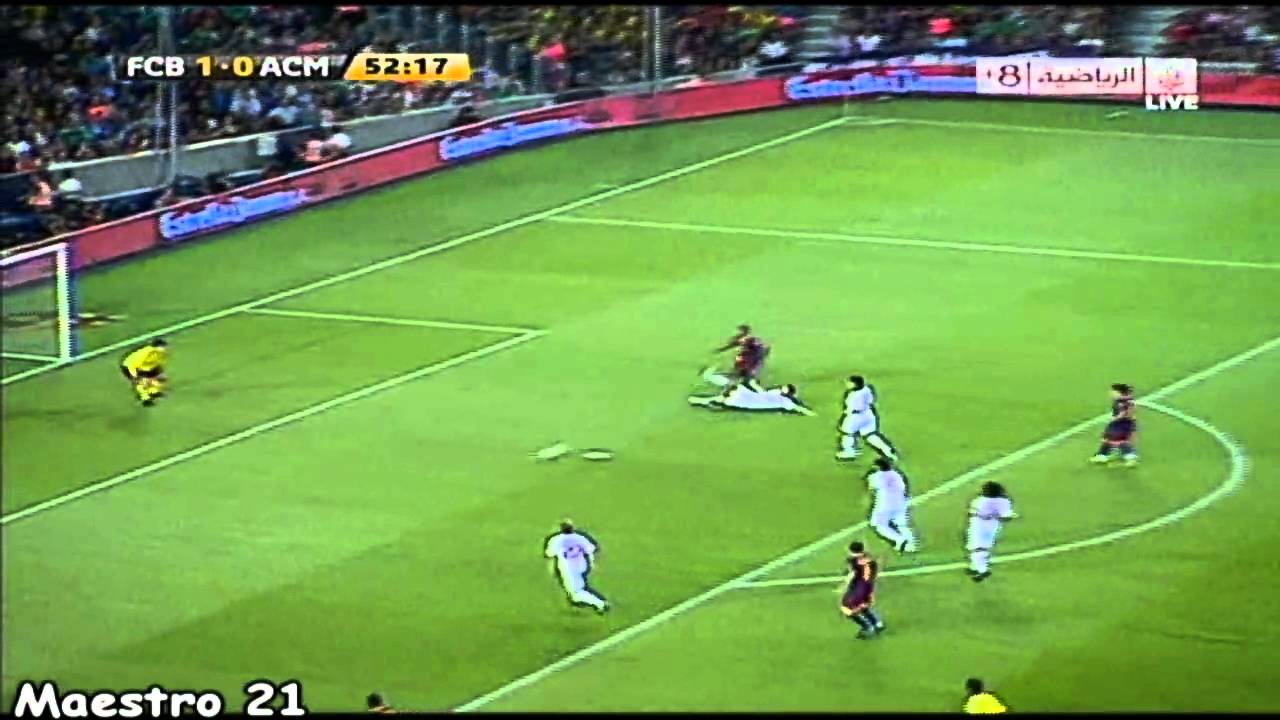 Thiago Silva vs. Barcelona - 25-08-2010