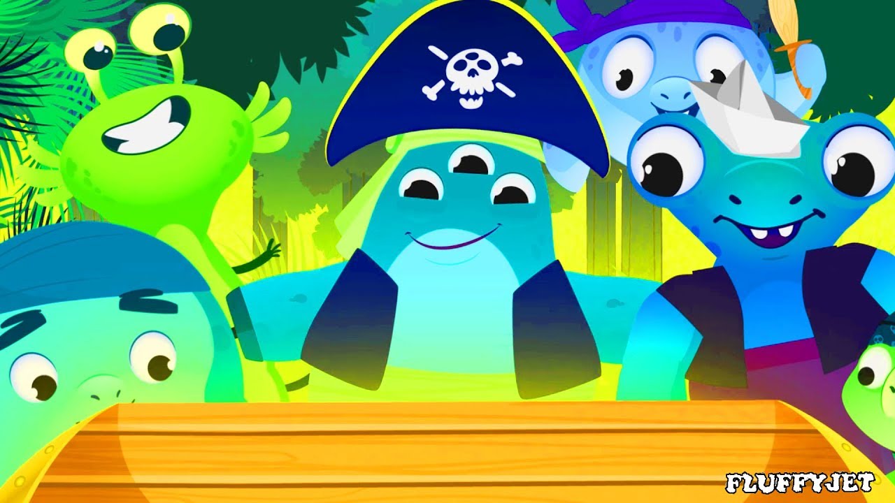 The Pirate Song and More Videos | Popular Nursery Rhymes Collection by FluffyJet