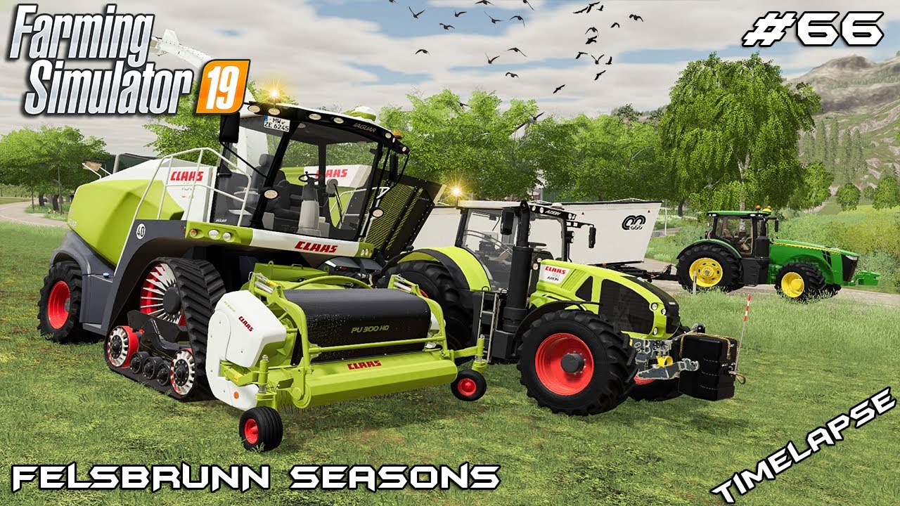 Silage harvest | Animals on Felsbrunn Seasons | Farming Simulator 19 | Episode 66