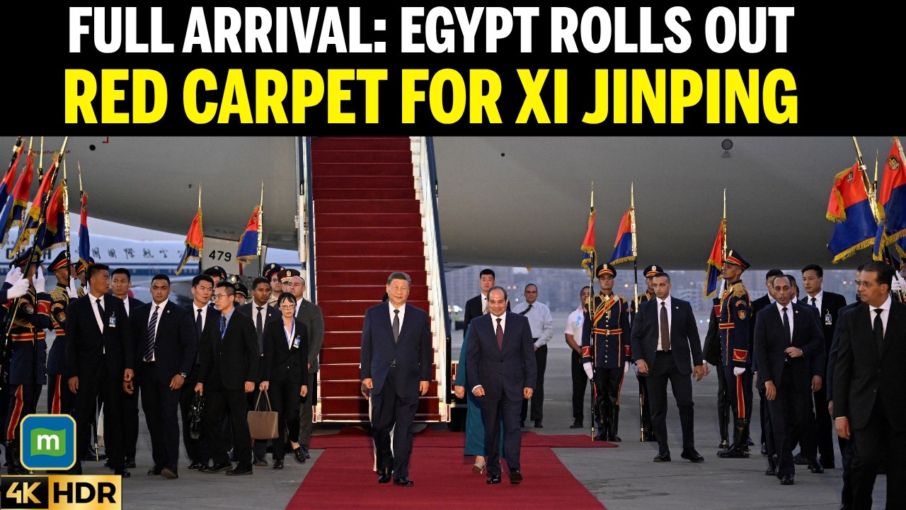 XI JINPING LANDS IN CAIRO: China&rsquo;s President Makes Historic 2026 Egypt State Visit |  N18G