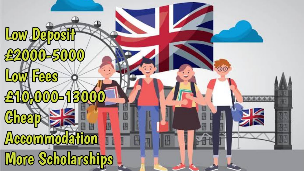 Top 8 UK Universities With Low Initial Deposit,fees and Cheap Accommodation #uk #janintake #2023