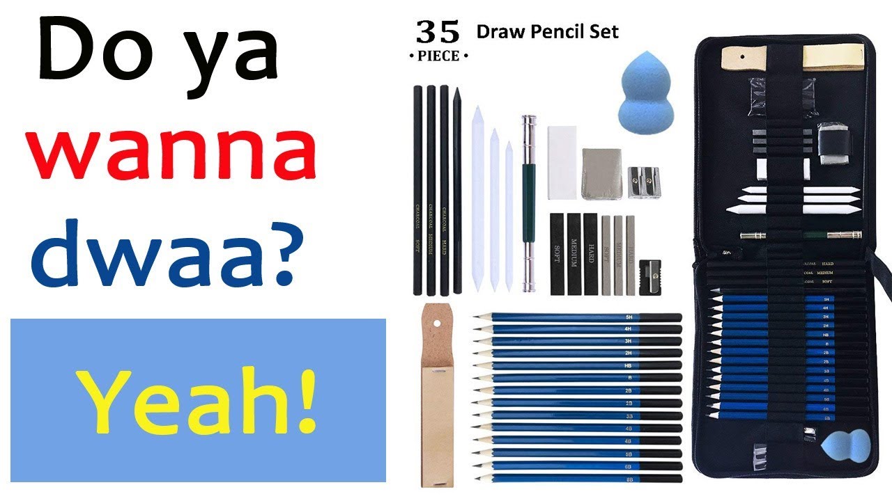 Drawing Set from iMustech (35pcs) | Complete art set to get you started