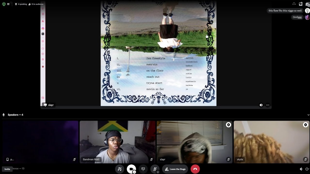 Slayr (enter my mind for a second) Listening Party Live