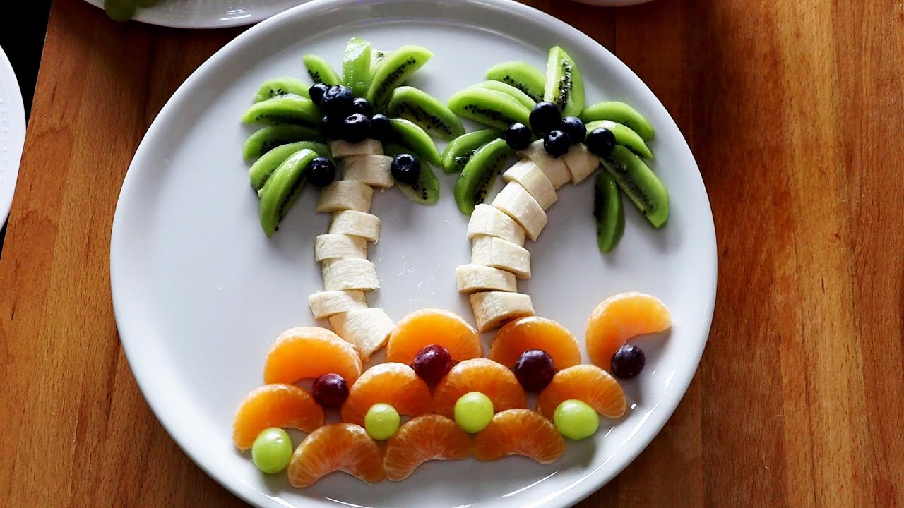 How to Make Palm Trees with Fruits - Super Fruits Decoration Ideas