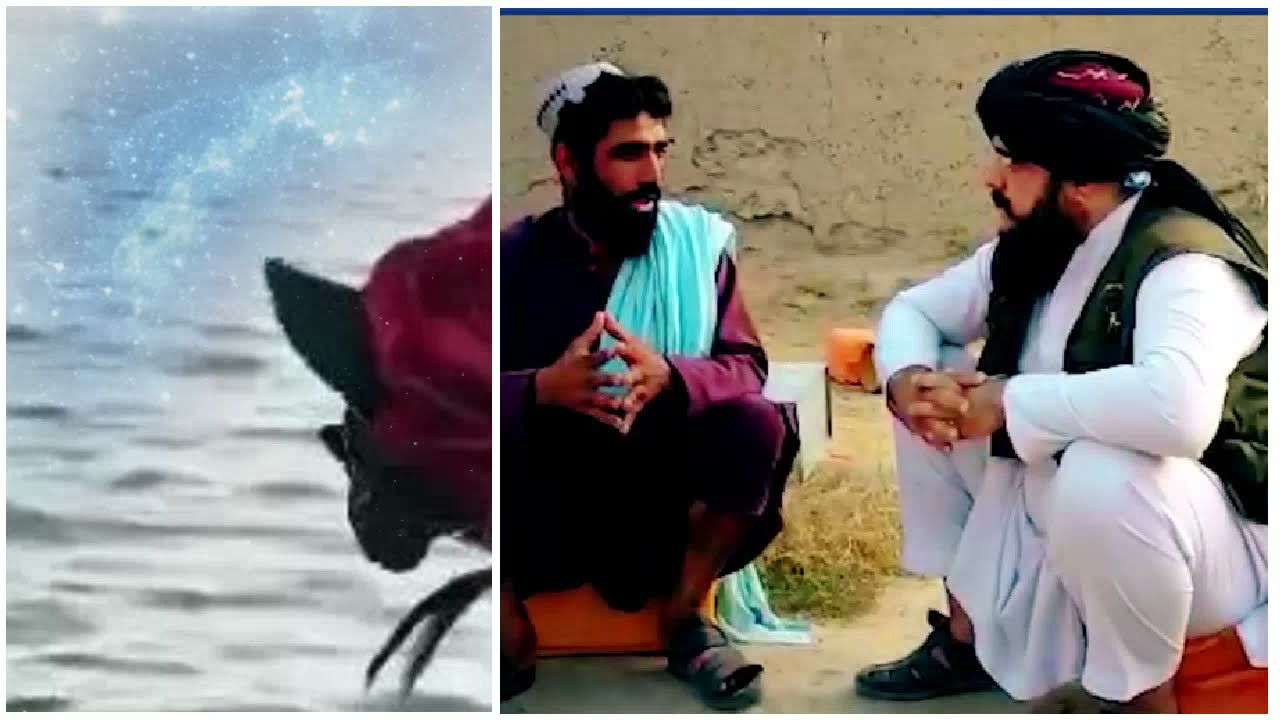 ستر جنرال مبين خان له يو بندی افغان سره مرکه چی ده رازق له قيده راوتلی دي