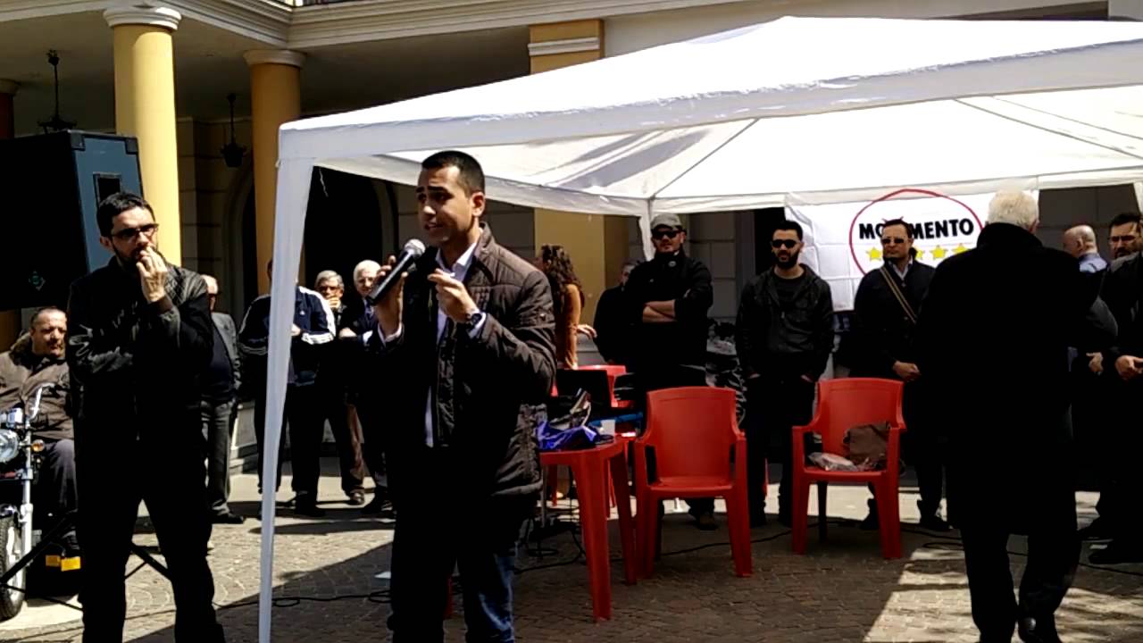 Luigi Di Maio (M5S): combattere la corruzione - Gricignano D'Aversa