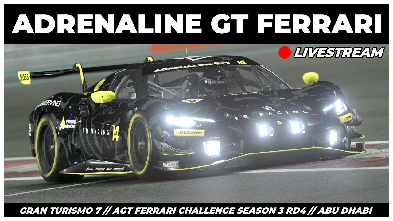 AGT Ferrari Challenge S3 RD4 Abu Dhabi Livestream | Gran Turismo 7