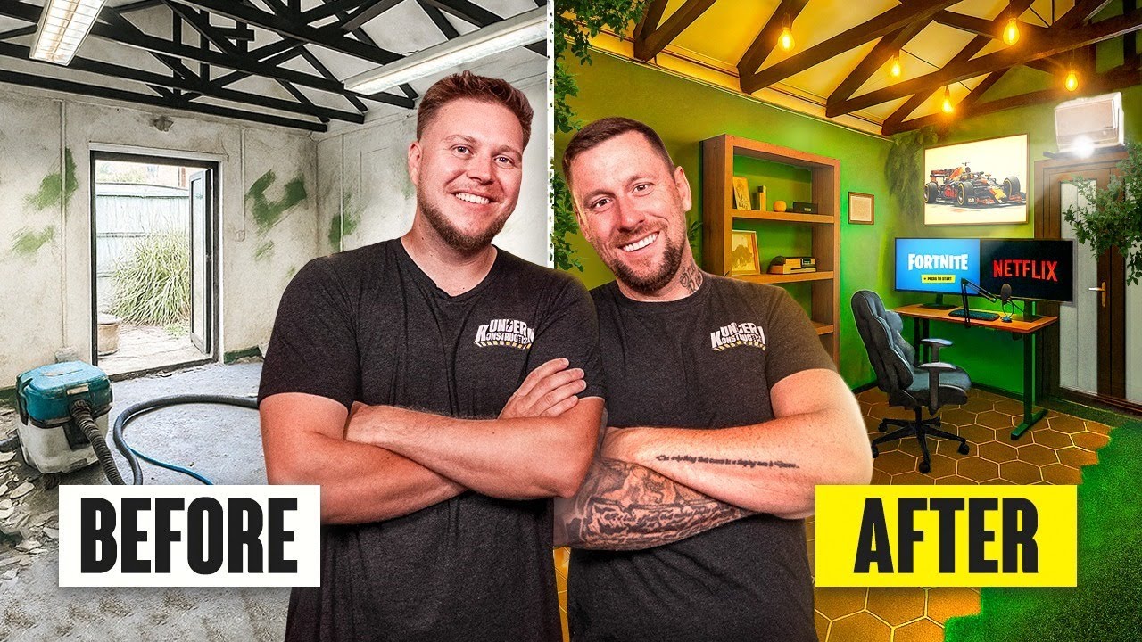 BUILDING ⁨@Mark Marshall  SHED INTO HIS DREAM OFFICE