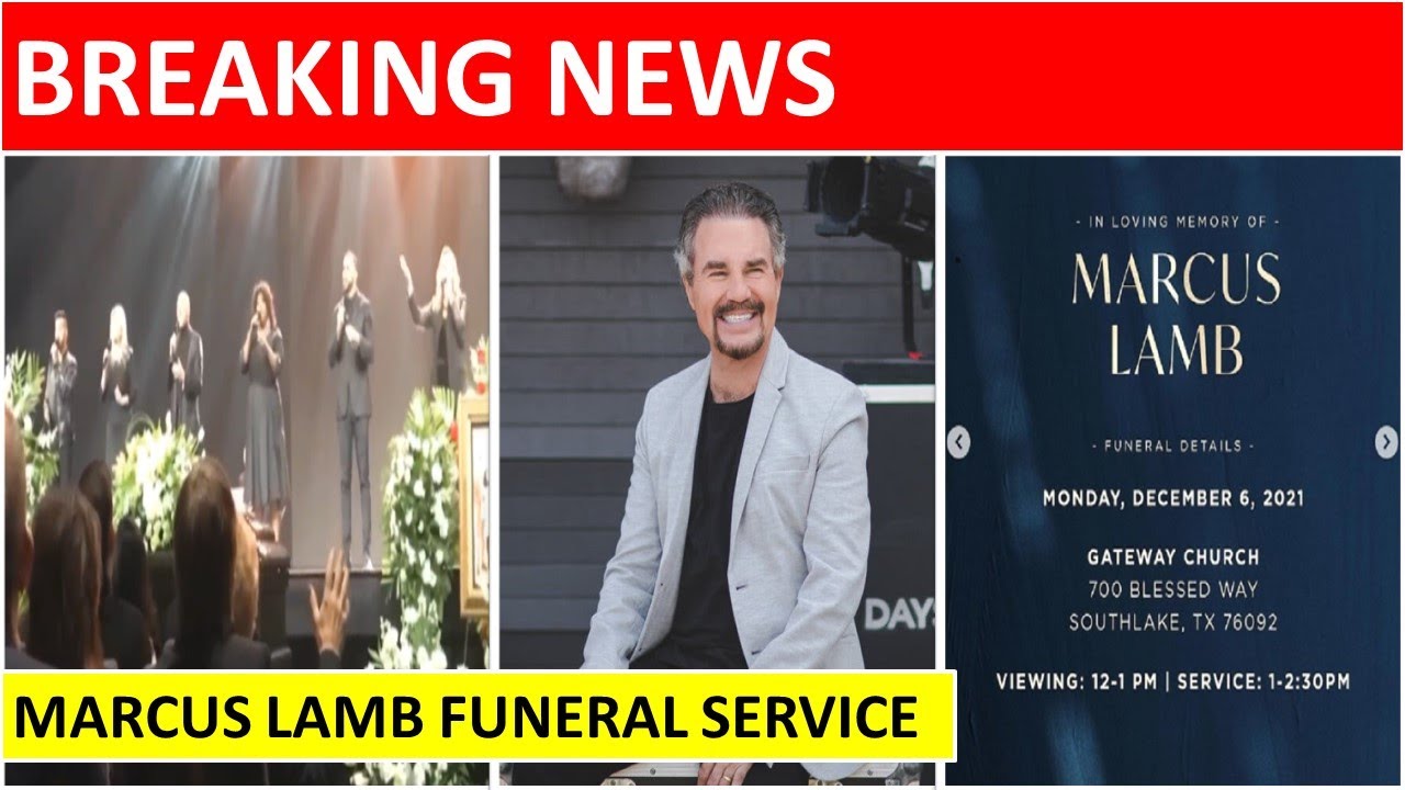 Marcus Lamb Funeral Service At Gateway Church Southlake, Texas | Rip Marcus Lamb