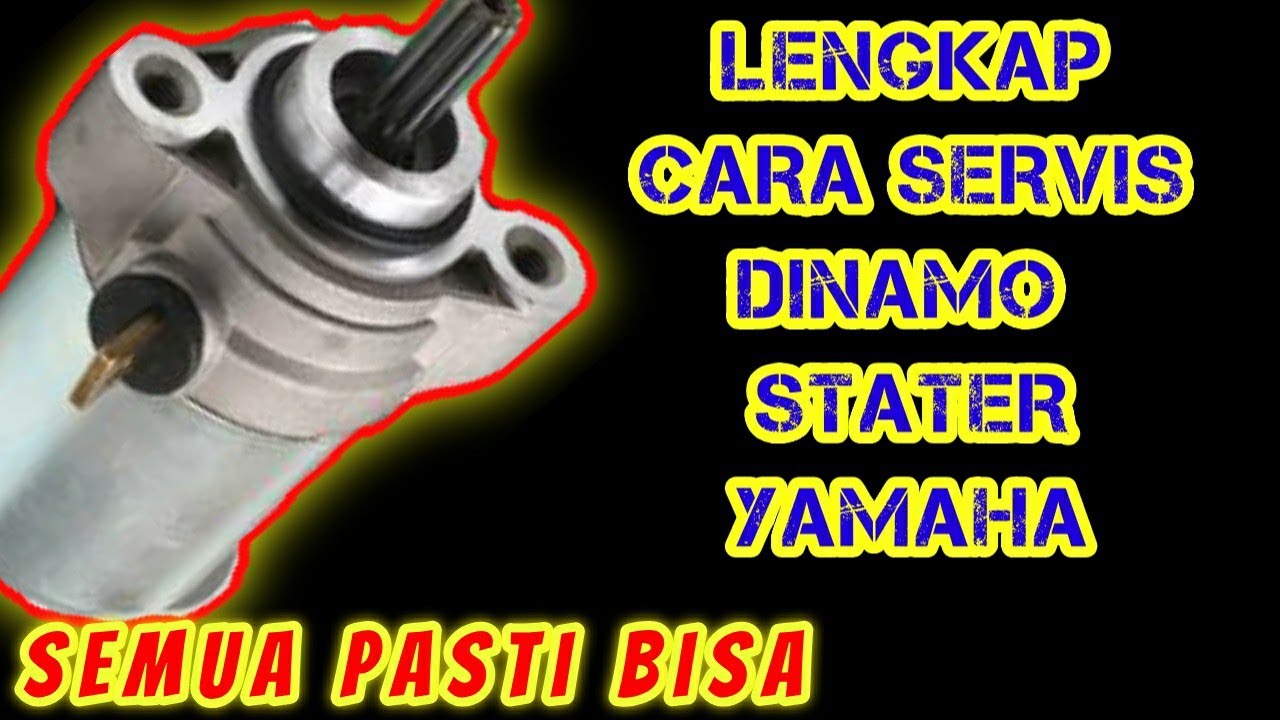 Cara servis dinamo stater motor yamaha || Tutorial dinamo stater vixion