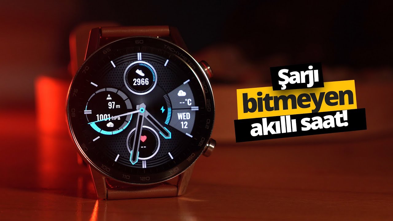 Şarjı bitmeyen akıllı saat Honor Magic Watch 2 inceleme!