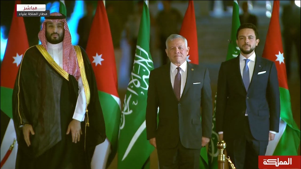 الملك وولي العهد يستقبلان ولي العهد السعودي
