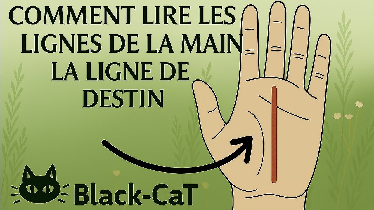Comment lire les lignes de la main ? La ligne du destin.