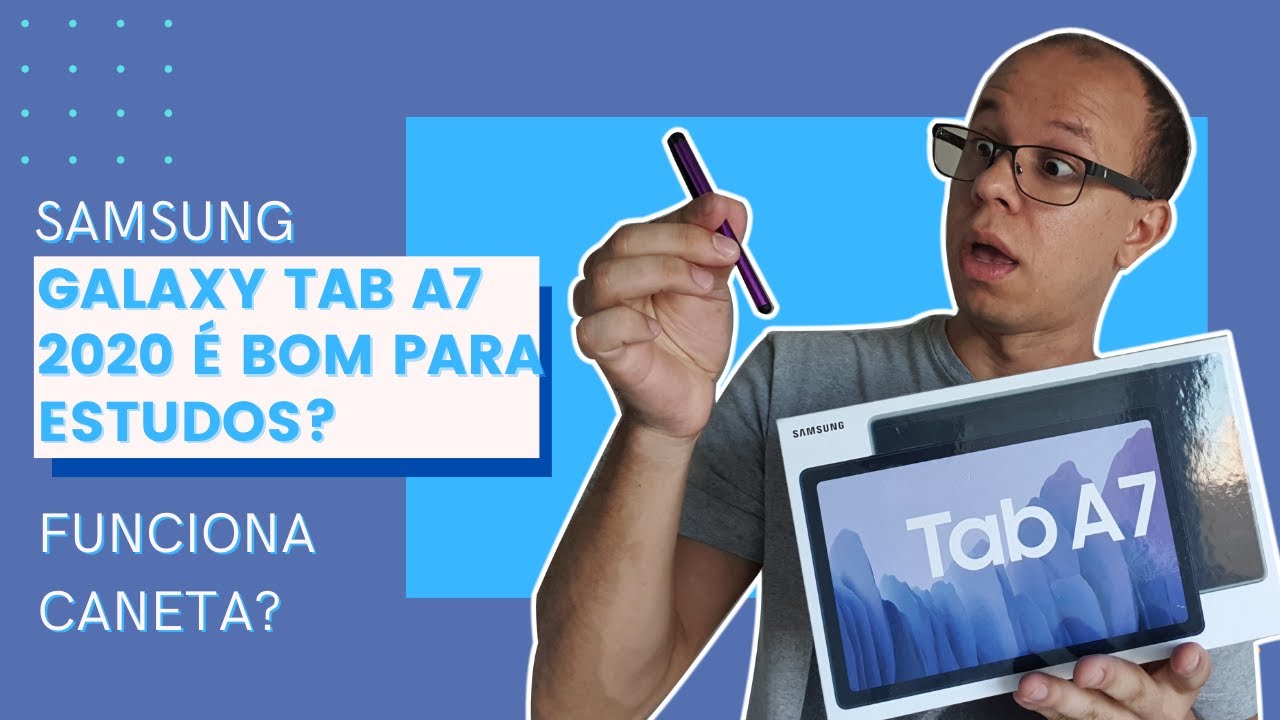 Samsung Galaxy Tab A7 2020 - É bom e vale a pena para estudo? Análise/Review!