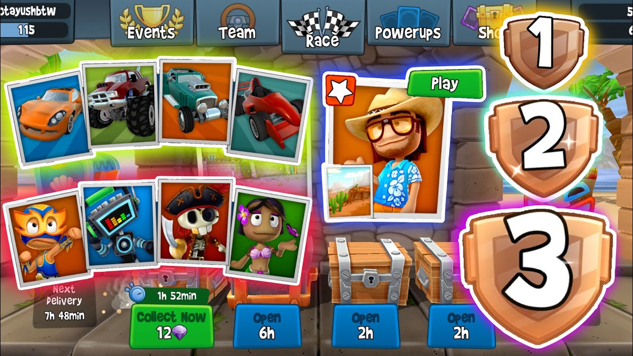 Level 3 in 14Mins | 2 New Track & New Driver |EP 2| Beach Buggy Racing 2 🏖🏁 BB Racing 2 #bbracing2