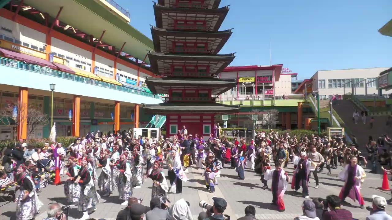 [4K]総踊り｜HEY♾️WA!! /(Ebinaよさこい 2026/七重の塔前/一部)