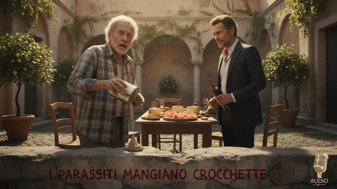 QUESTO È CIÒ CHE MANGIANO I PARASSITI, VECCHIO: MI HA DETTO MIO FIGLIO PORGENDOMI SCATOLINE DI...