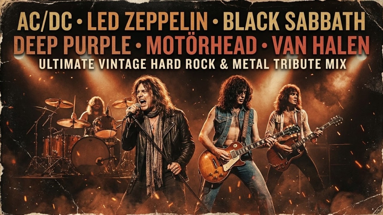 When Hard Rock Ruled the World 🔥 AC/DC &bull; Zeppelin &bull; Sabbath &bull; Purple &bull; Mot&ouml;rhead &bull; Halen