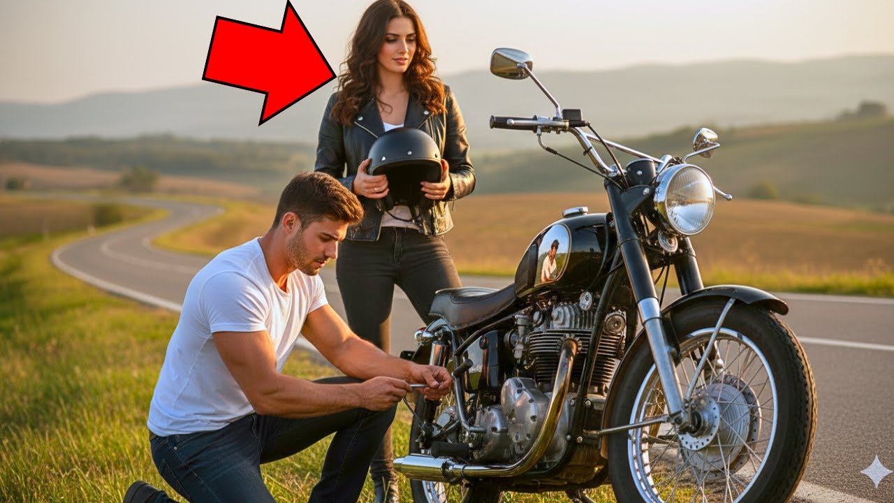 PADRE SINGLE ripara la MOTO di una DONNA, senza sapere che era MILIONARIA...