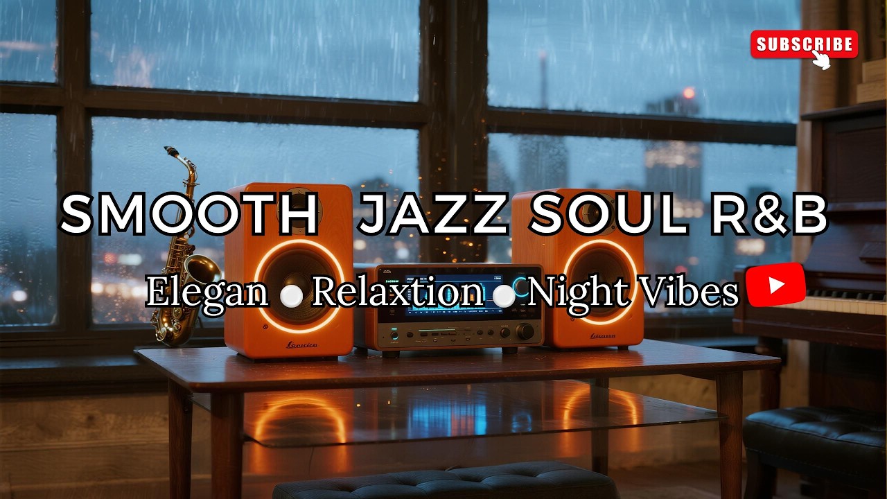 Late Night Smooth Jazz & R&B – Cozy Instrumental Music for Study, Focus & Relax